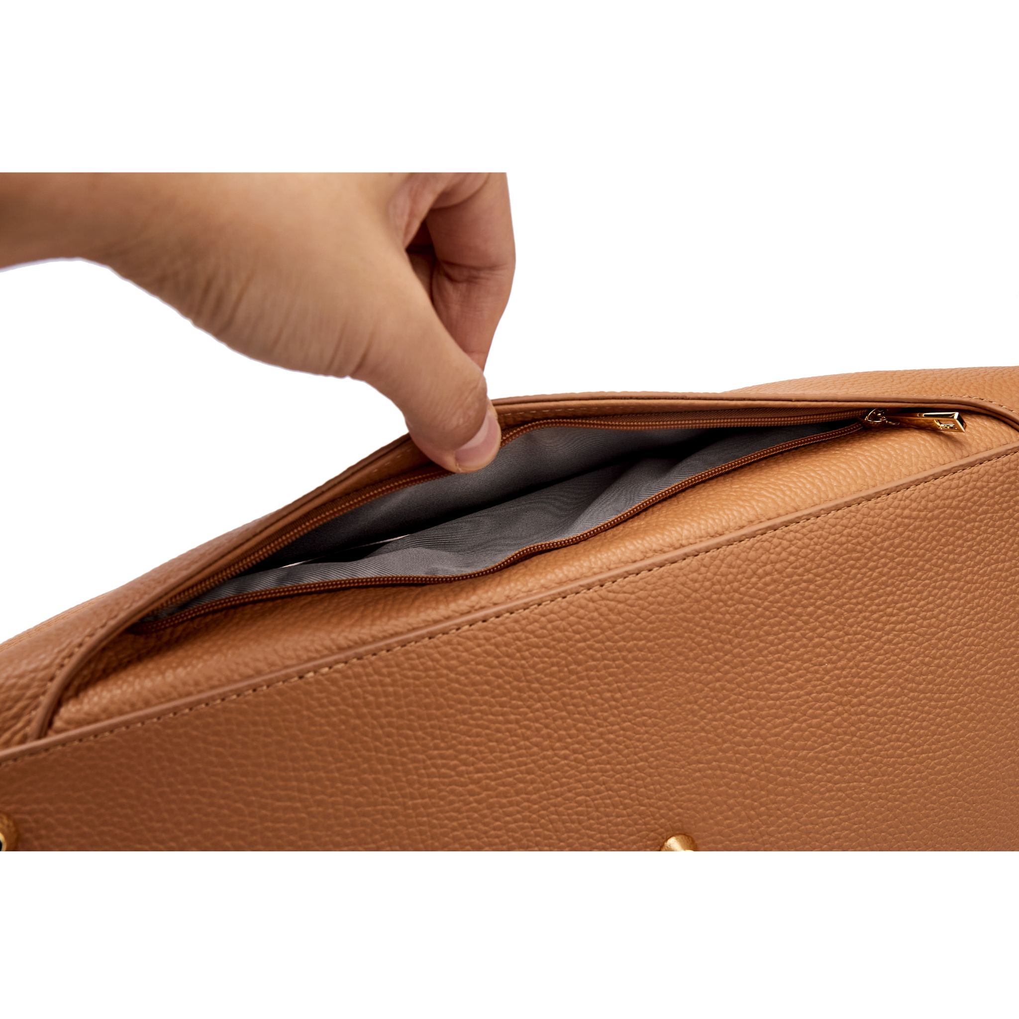 16" Slouchy Leather Laptop Tote | Large Capacity-Laptop bag-CODE REPUBLIC-Black-CODE REPUBLIC laptop bags womens laptop bags laptop handbags ladies laptop bags laptop carrying bags