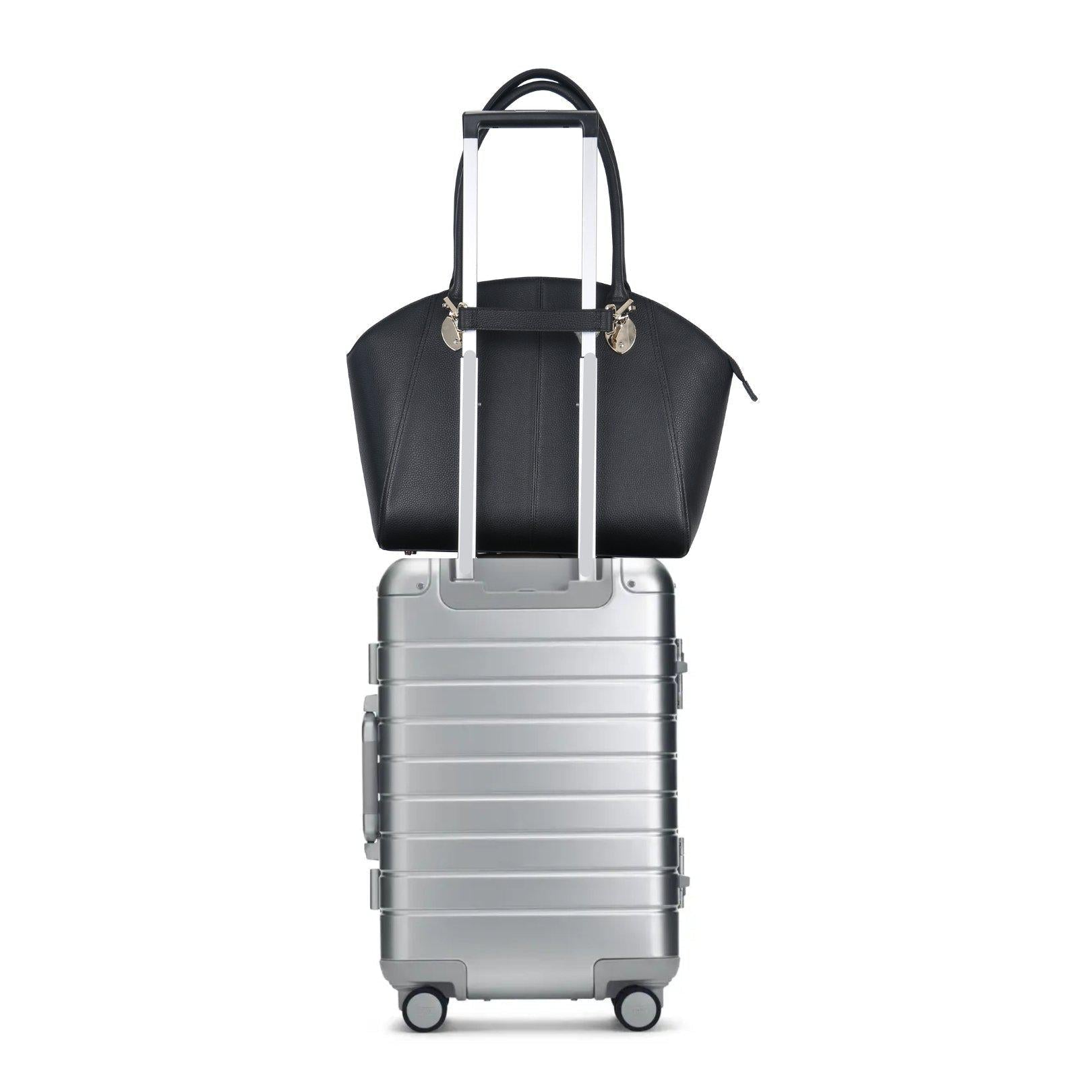 SAVANNAH 14” LAPTOP HANDBAG | ITALIAN LEATHER-Laptop bag-CODE REPUBLIC-BLACK-CODE REPUBLIC laptop bags womens laptop bags laptop handbags ladies laptop bags laptop carrying bags